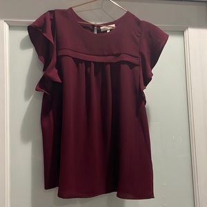 Maroon blouse